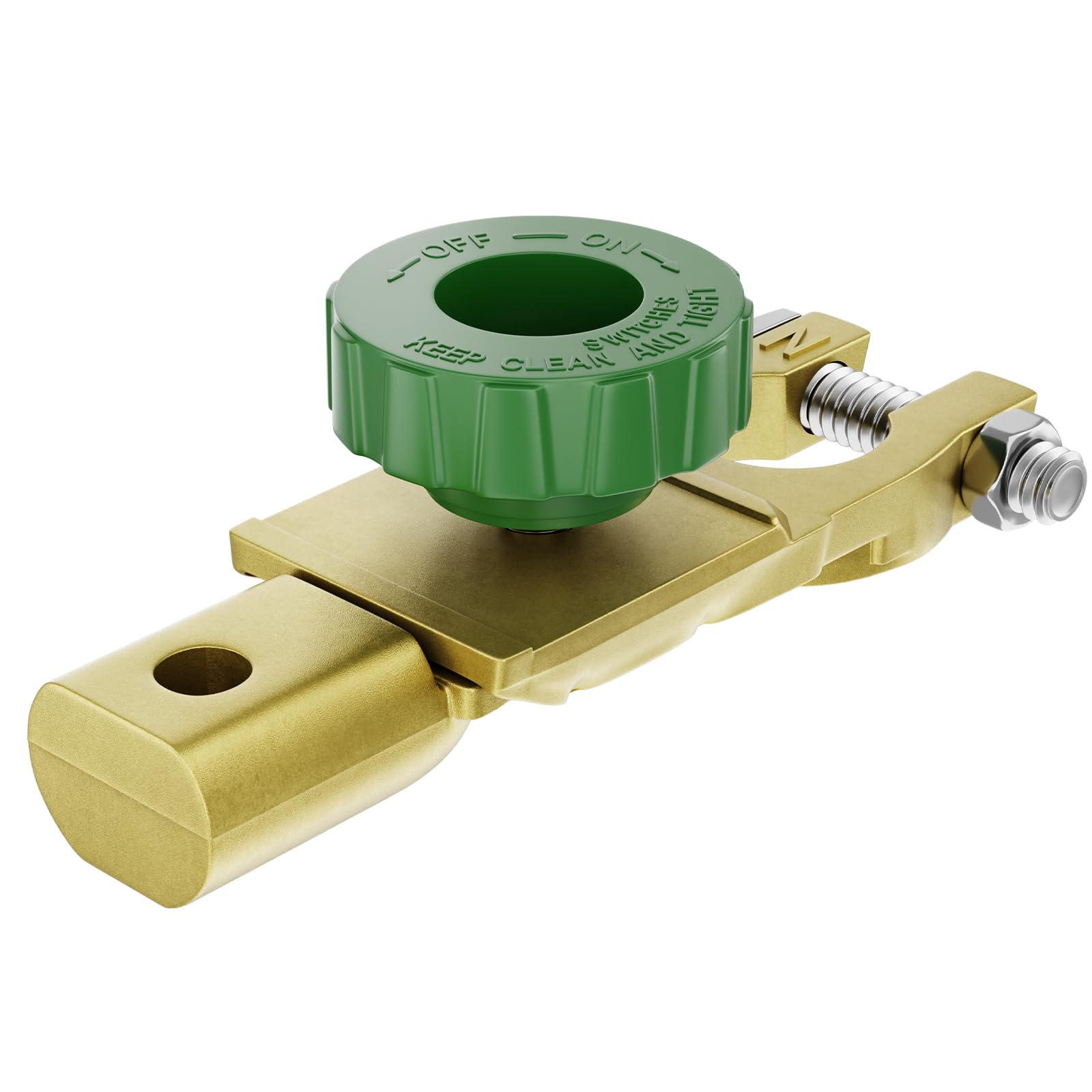 Car Battery Disconnect Switch 12V for 15–17mm Top Post with PVC Cover for Auto Truck RV Boat