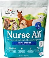 Vista 8 de Manna Pro Nurse All - Sustituto de leche multiespecie, ideal para terneros, corderos, cabras, potros, cerdos, llamas, crías de alpaca, cachorros