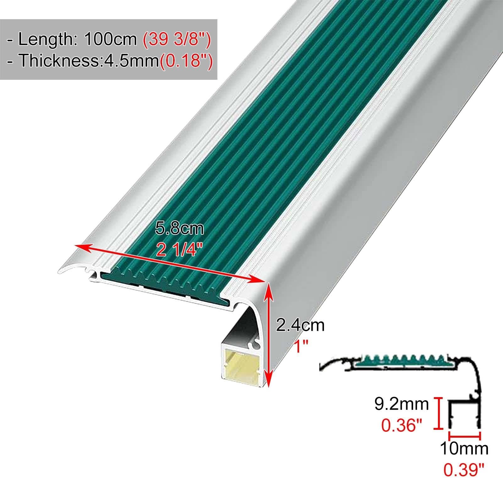 Profilo per Bordi Scale Profilo Paraspigolo per Gradini in Alluminio Forma