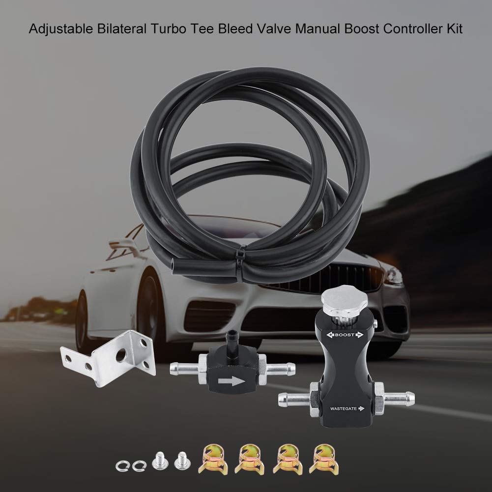 VOBOR Rubinetto a pressione turbo,Regolatore di sovralimentazione manuale Turbo Boost Turbo Tee Purge Valve Controller Turbo Accessorio Turbocompressore