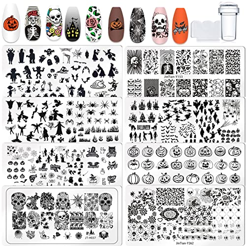 Halloween Nail Art Stamping Plates