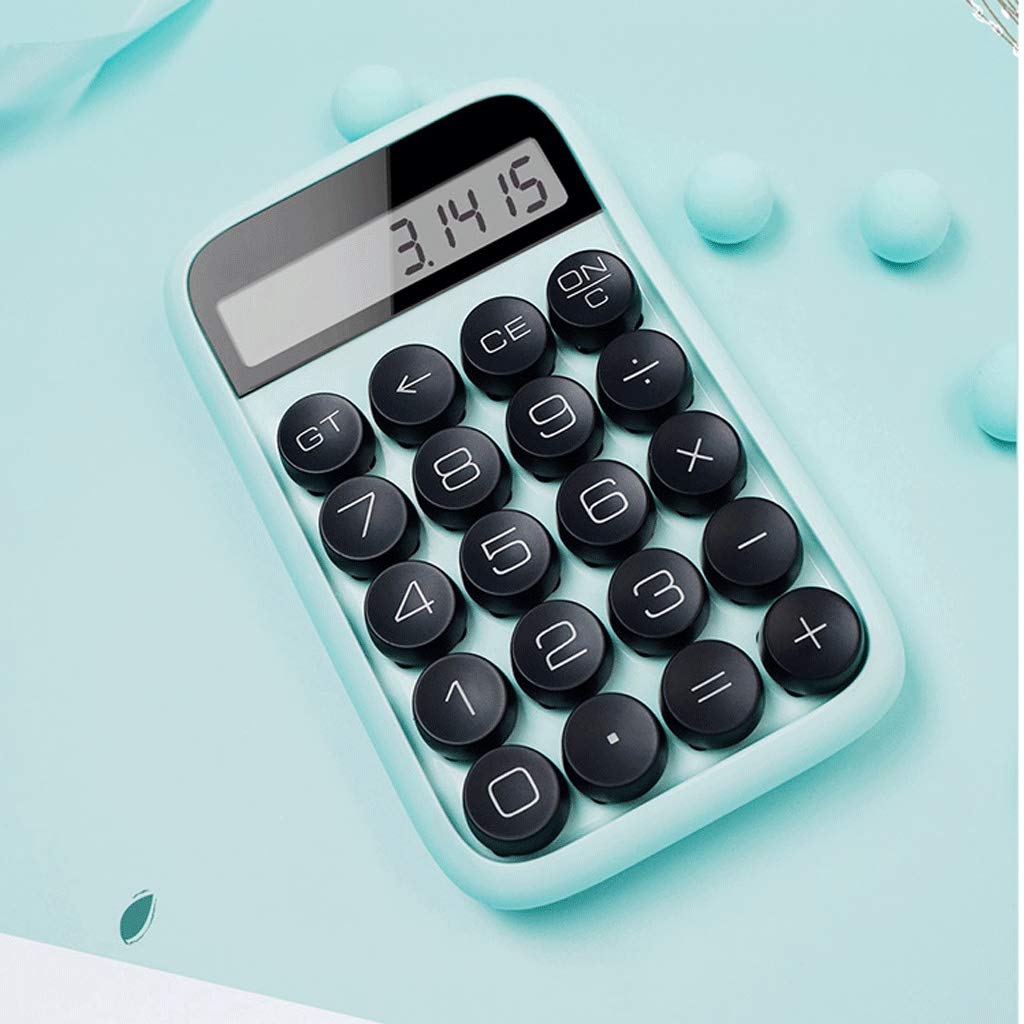 JFDBGU Oficina y Home Calculadora Estilo de los dígitos de visualización LCD Adaptable a sobremesa y en Movimiento Uso