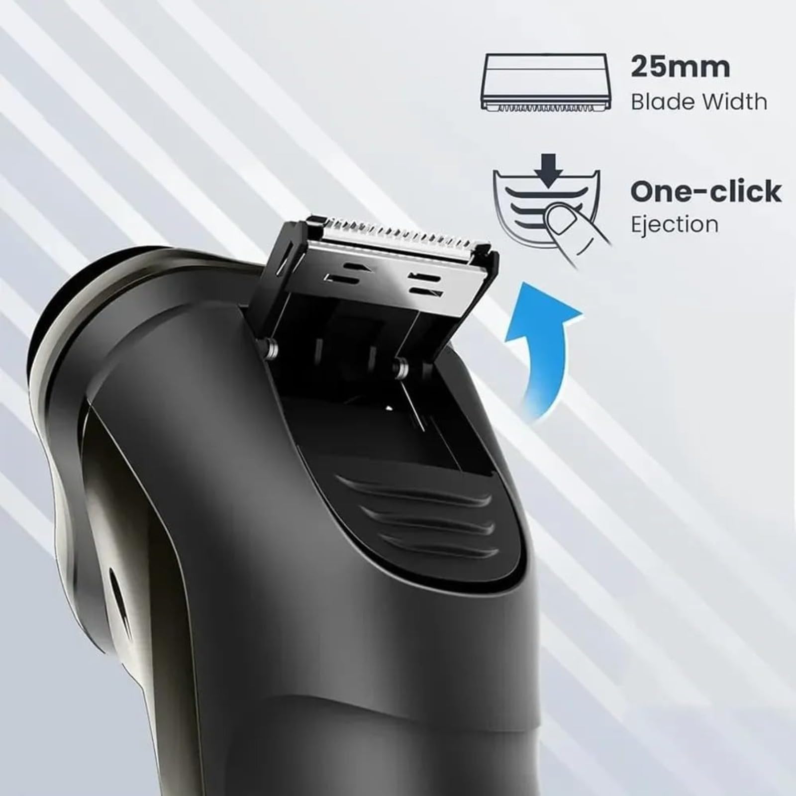 Rasoio elettrico, rasoio elettrico da uomo, rasoio a 3 teste, rasoio rotativo, viso da barba, bagnato e asciutto, impermeabile IPX6, ricaricabile, display a LED, senza fili, lavabile, per uomini