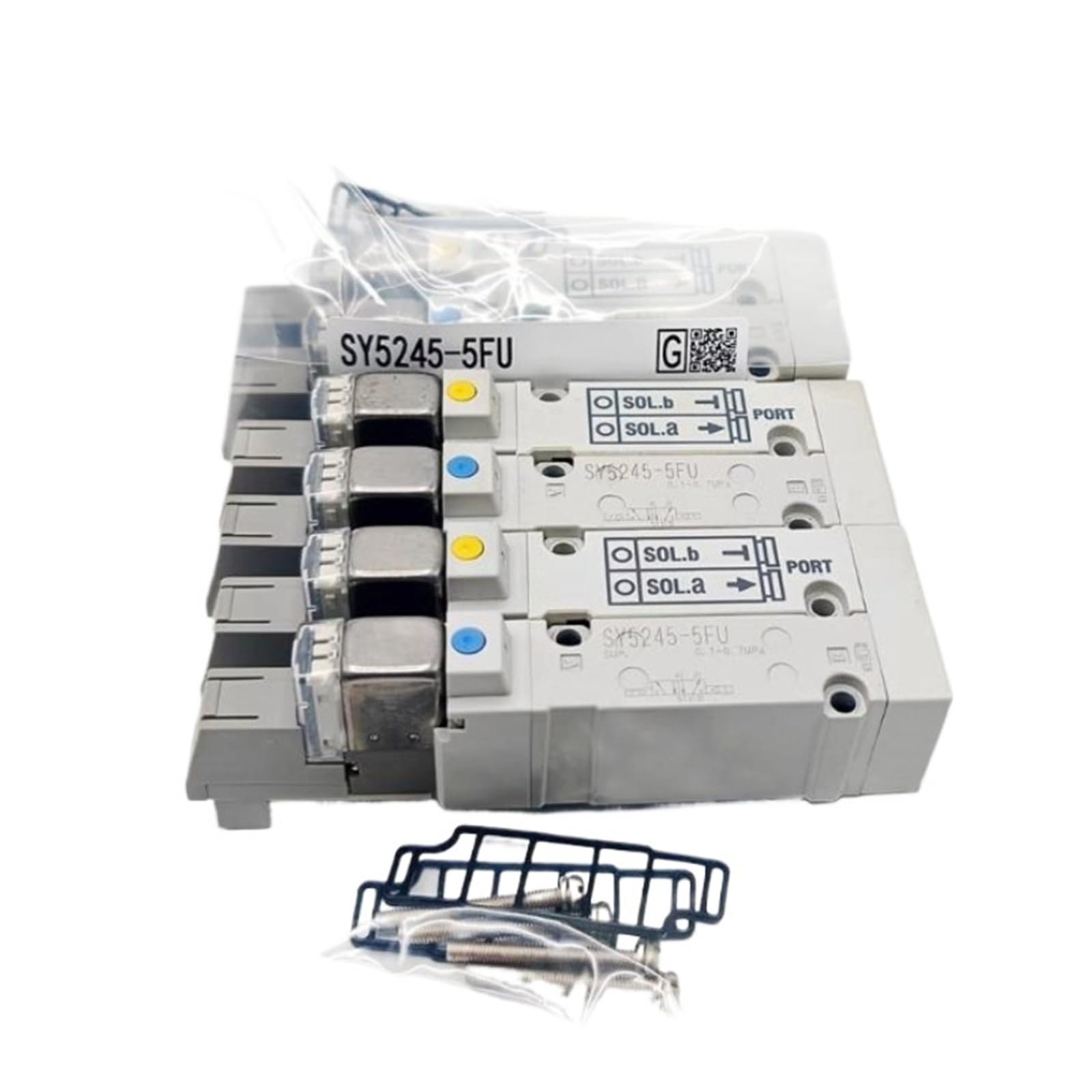 Electrovanne SY5245-5FU SMC pour commande pneumatique industrielle 5 ports