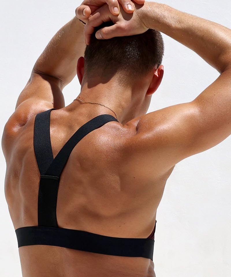 JOCKMAIL Mens Chest Harness Comfort Mens Harness High Elasticity, Sexy Muscle Show Ideal for Fitness and Fashion4