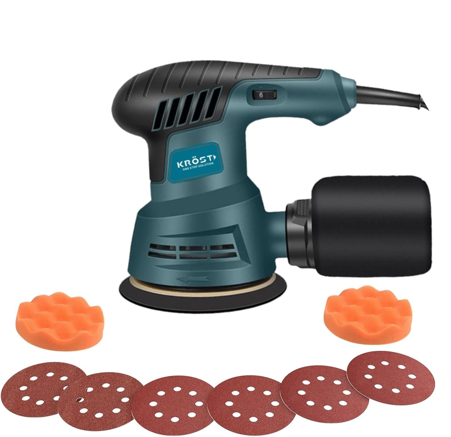 KROST Random Orbital Sander 350W, Car Polisher, Copper Armature, Disc dia 125mm, 5000-12000RPM with Variable Speed Control and Dust Collection - Corded Electric (B0CTZWCTDX) Amazon Price History, Amazon Price Tracker