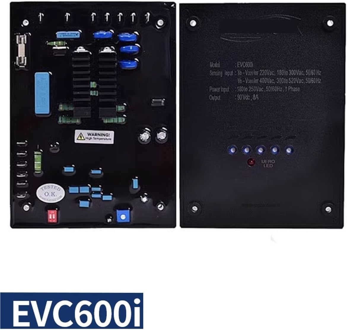 1pcs EVC600i voltage regulator excitation stabilizer diesel generator automatic AVR(EVC600e original)