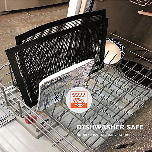 Beshine Barbecue Mat Antiaderente, Set di 3 per