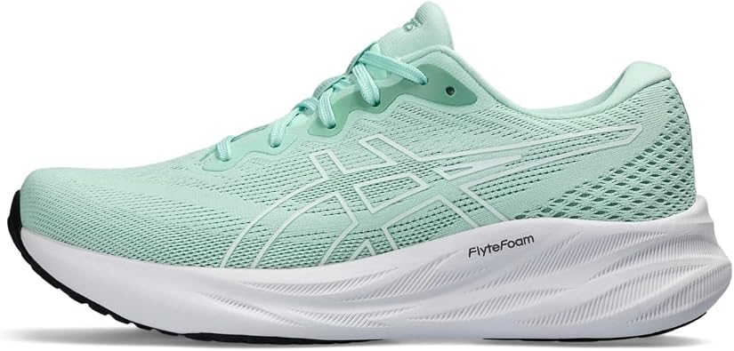 ASICS Womens Gel-Pulse 15 Running Shoe, 11, Mint Tint/White