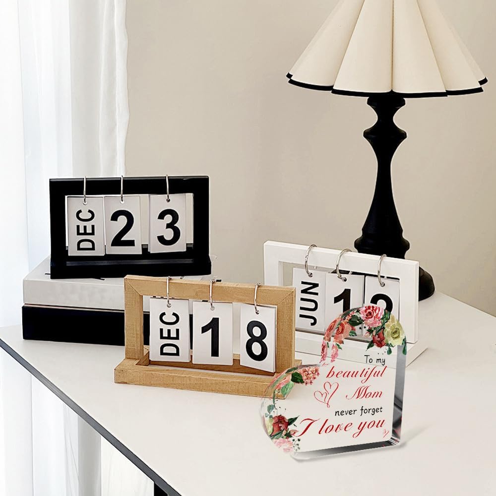 Custom Mothers Day Gift,Personalized Funny Mothers Day Cool Gifts for New Mother in Law Bonus Step Mom Moms Birthday Valentines Christmas Easter Gifts from Daughter Son Husband Gift Mom Acrylic Plaque - Image 4