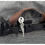 24 g (ART 45655) Racktime Unisex – Erwachsene 45655 SECUREIT SIDEBAG, schwarz, 2 Schlüssel