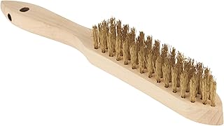 Qusai Trading - Steel Wire Abrasive Brush with Wooden Handle for Rust Removal