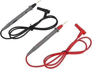 Cabos de teste de multímetro digital, Caneta de teste de fio de PVC anti-queimadura 10A resistente à oxidação flexível para componentes de IC