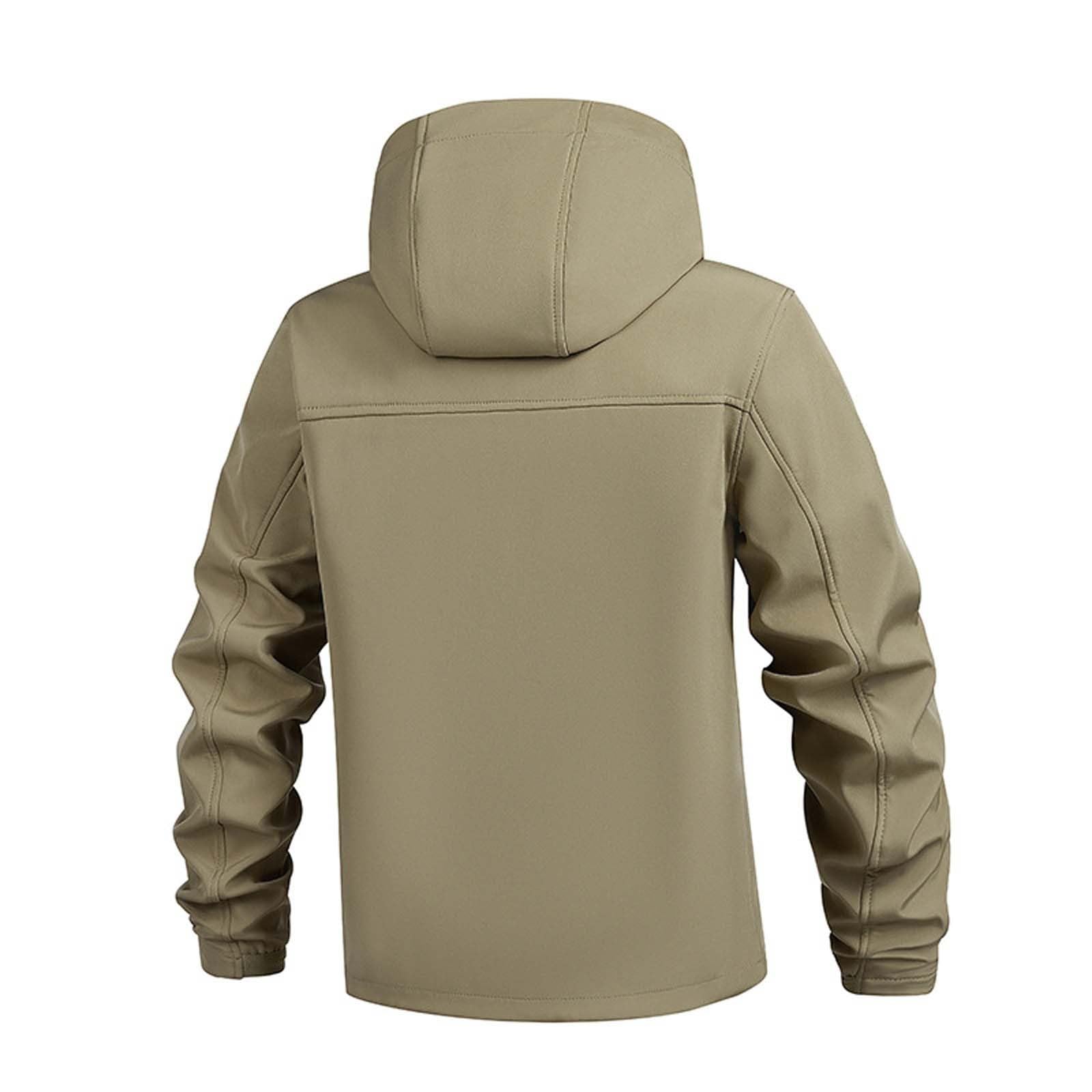 Giacca Invernale Uomo, Giacca in Pile Softshell, Calda Invernale, Antivento, Isolante, Leggera e Termica, per Il Freddo