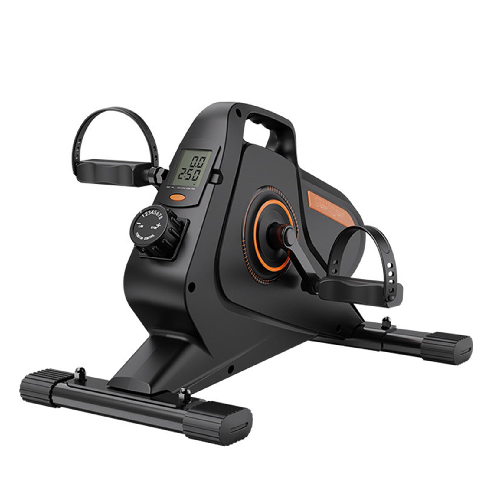 Máquina de paso con ocho ajustes de velocidad, pantalla HD multifunción, volante silencioso y estructura estable, compañero de fitness ideal para entrenamientos familiares