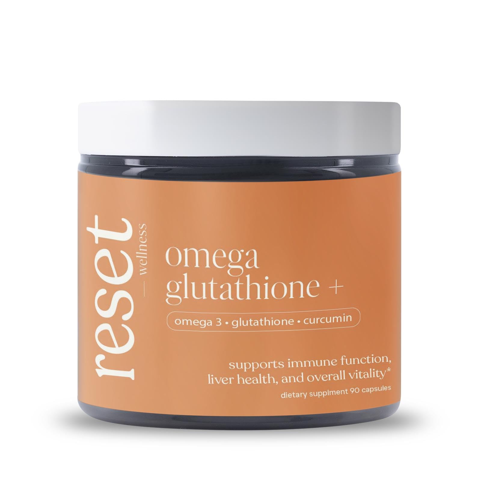 Omega Glutathione+, Fish Oil, Curcumin, 90 Capsules