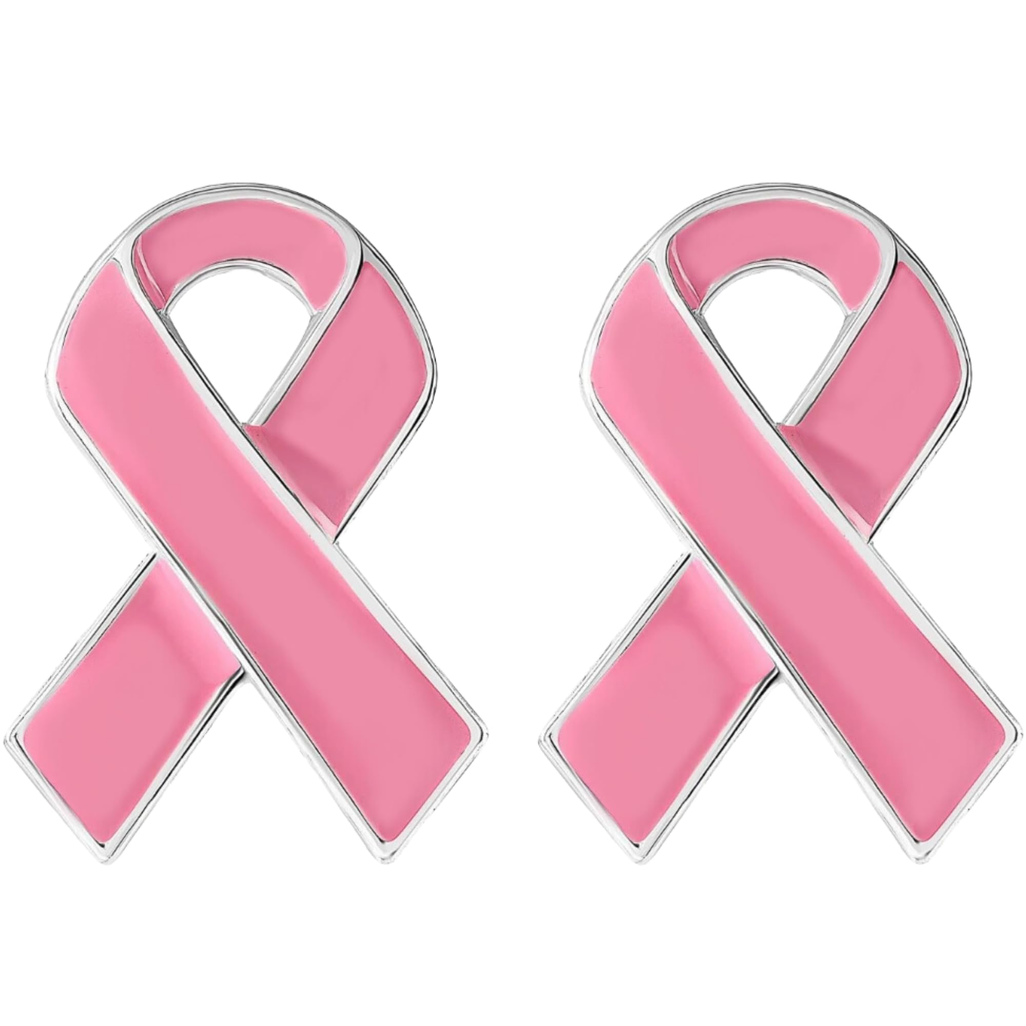 25/50/100/500pcs Breast Cancer Pins - Bulk Pink Ribbon Pins for Breast Cancer Awareness - Perfect for Support Groups, Events, Promotional Gift-Giving and Fundraising