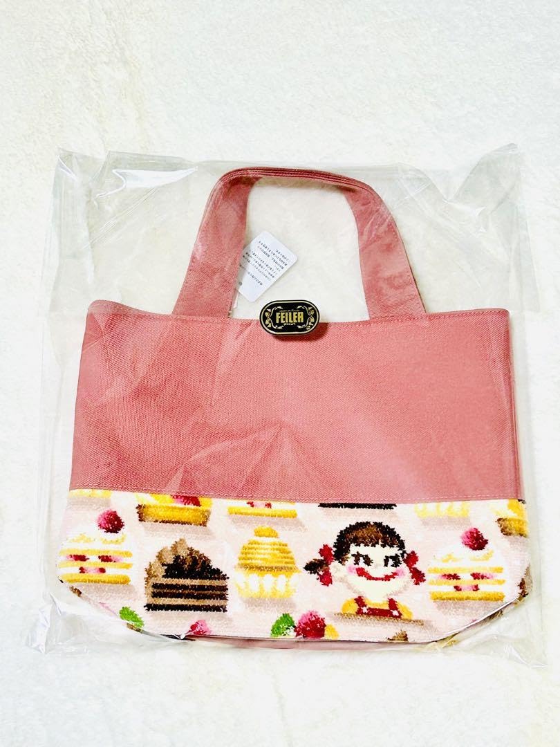 Amazon.co.jp: フェイラー ペコちゃん スマイルケーキ トートバッグ 