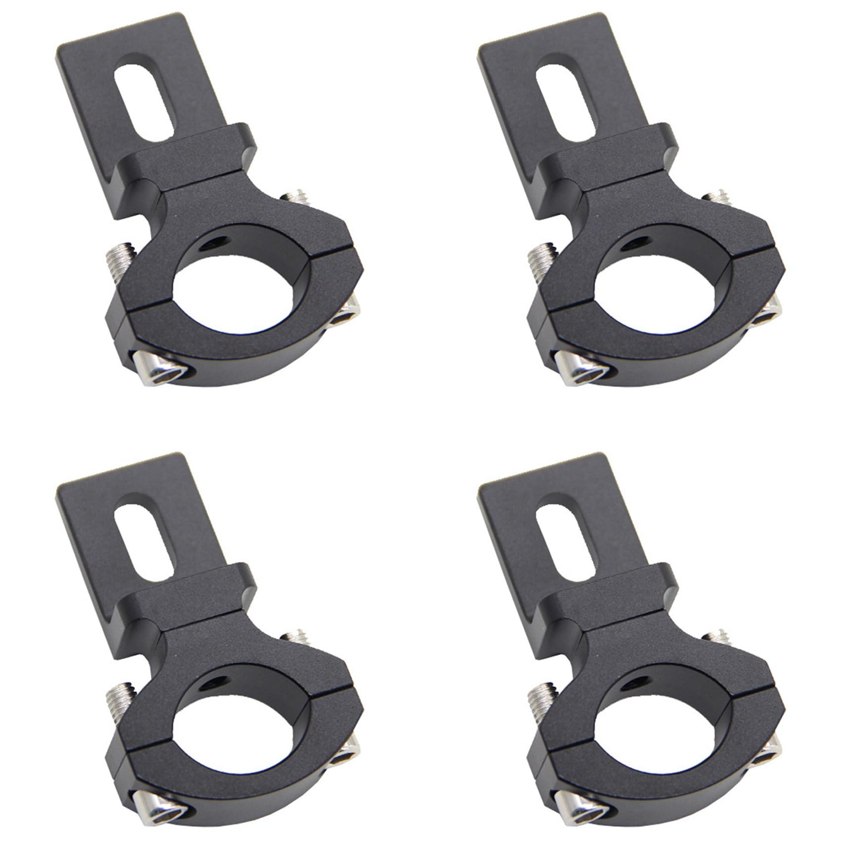 4 x uniwersalna kierownica 22 25 mm 7/8 wspornik reflektora motocyklowego zacisk rurowy do Cafe Racer Chopper, TG81