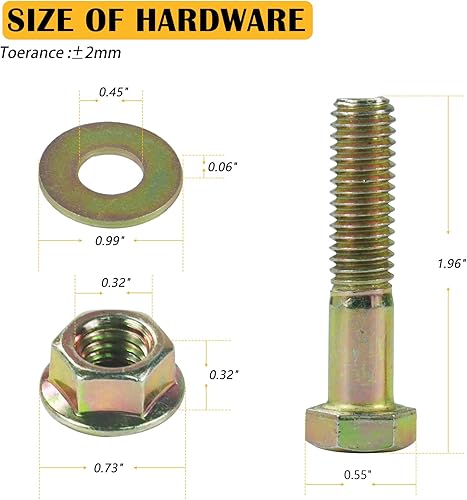 Miniatura 8 de Paquete de 2 poleas tensoras 756-04129b que reemplazan a Cub Cadet 756-04129 Polea tensora 756 04129 Polea tensora 756-04129b Polea 756-04129c,