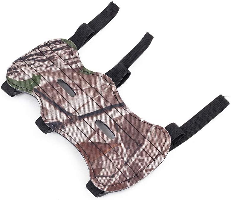 OEELINE Archery Bow Arm Guard with 3 Straps & 3 Finger Protective Gloves for Bowfishing and Archery Shooting : Sports & Outdoors