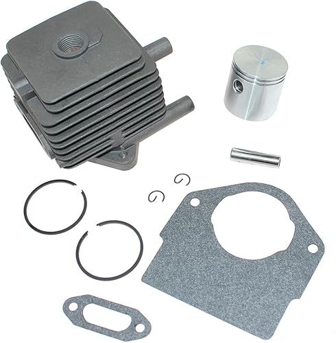 Miniatura 3 de Kit de pistón de cilindro para 25CC MTD Ryobi Troy-Bilt Yard-Man Bolens Cub Cadet Yard Machines McCulloch Craftsman 753-1206 753-04814 181622