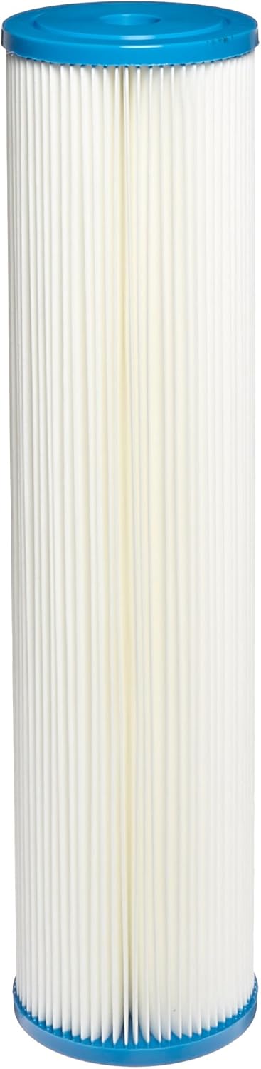 Hydronix SPC-45-2030 Pleated Water Filter Whole House Commercial Industrial Washable and Reusable 4.5" x 20" - 30 micron