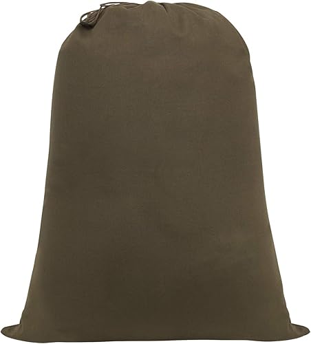 Miniatura 2 de Rothco Bolsa de lona para barracas, bolsa de lona de algodón multifuncional, ideal para el gimnasio, viajes, lavandería y más, color verde oliva, 30