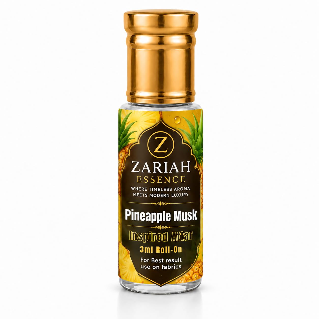 Pineapple Musk Inspired Attar 3ml Roll-On | Long Lasting Concentrated Perfume Oil | Alcohol-Free Unisex Fragrance | Pocket Size-image-20