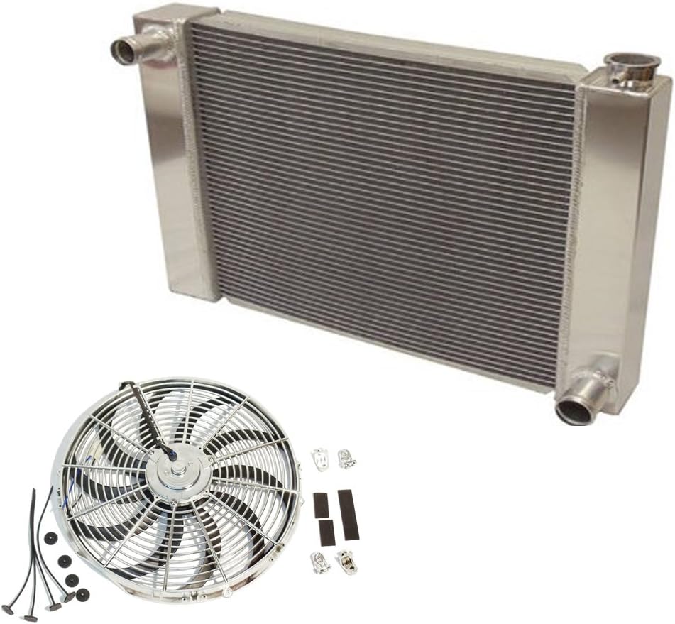 DEMOTOR PERFORMANCE Fabricated Aluminum Radiator 30" x 19