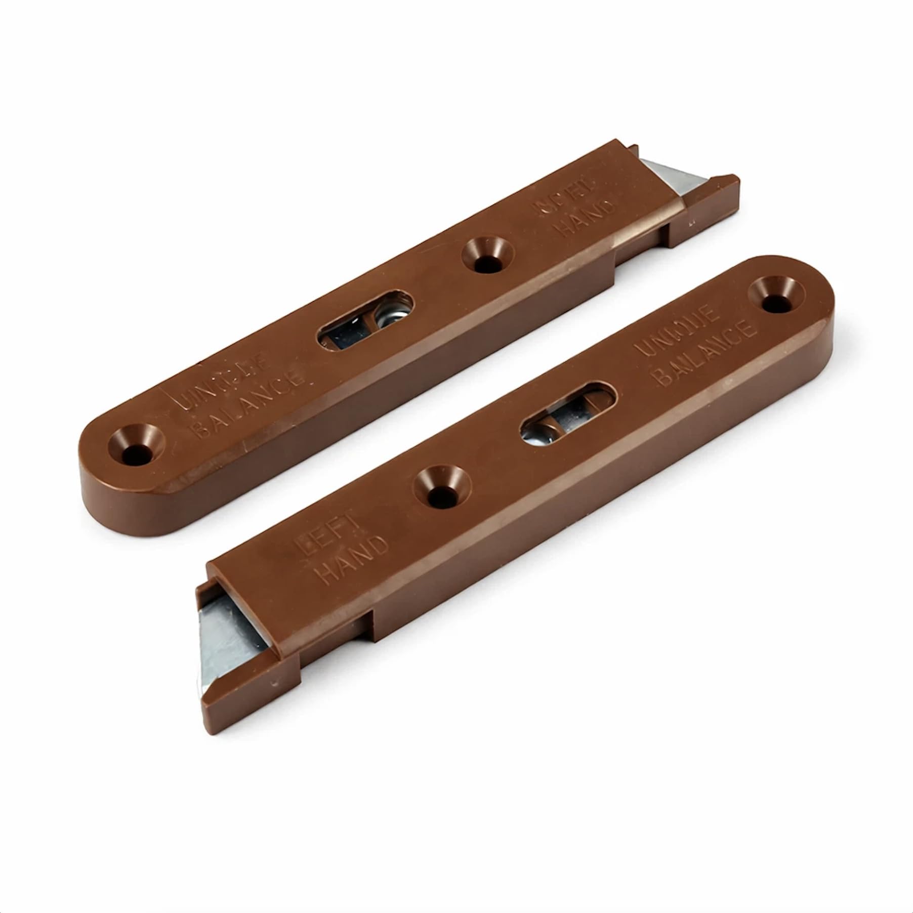 Sash Window Window Guide-Catch for Tilting Sash Windows (Brown)