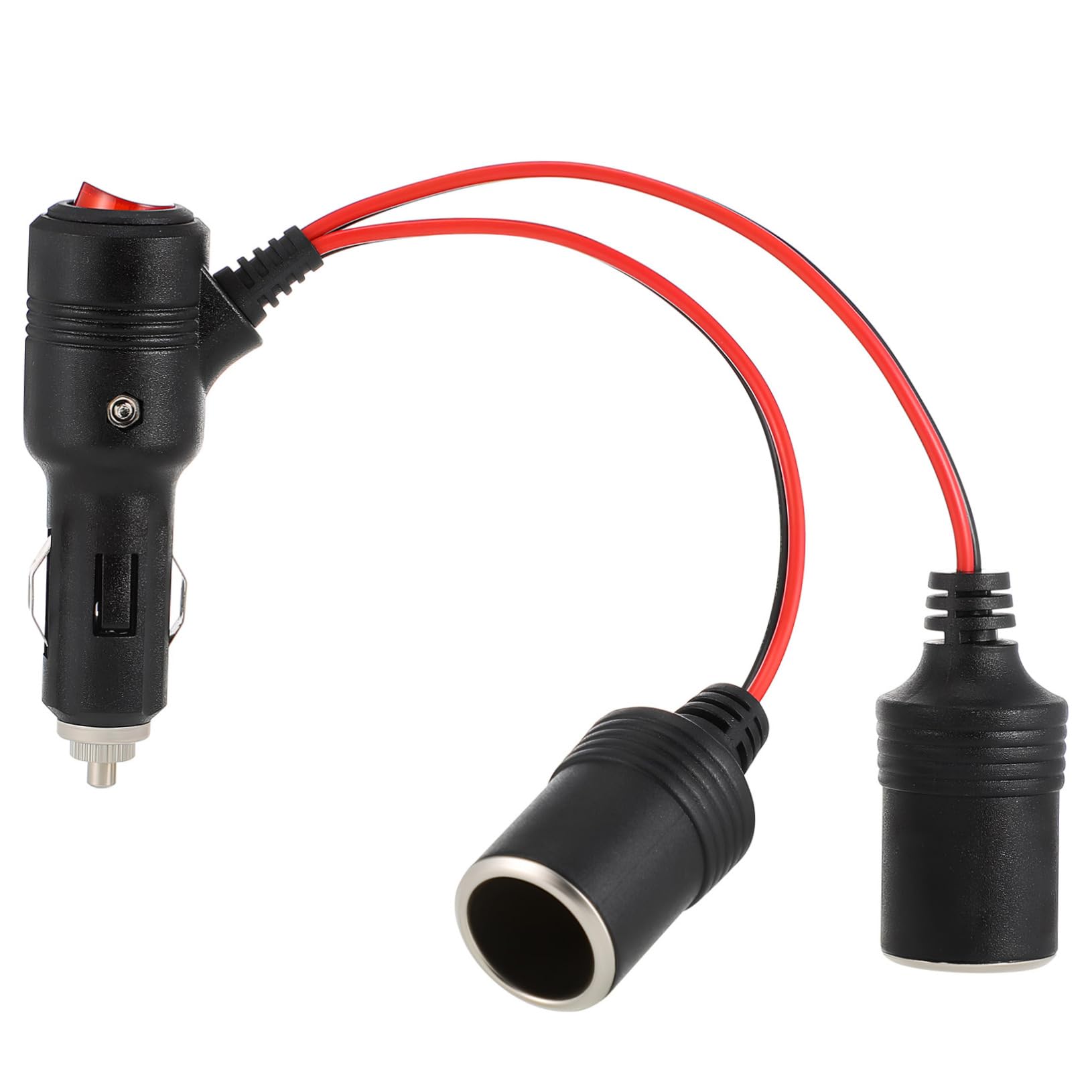 Amazon.com: FUNOMOCYA Cigarette Lighter Splitter with Switch Dual Socket  Extension Cord for Car Accessories Power Supply Adapter for Charging  Multiple Devices Simultaneously Durable and Easy to Use : Automotive