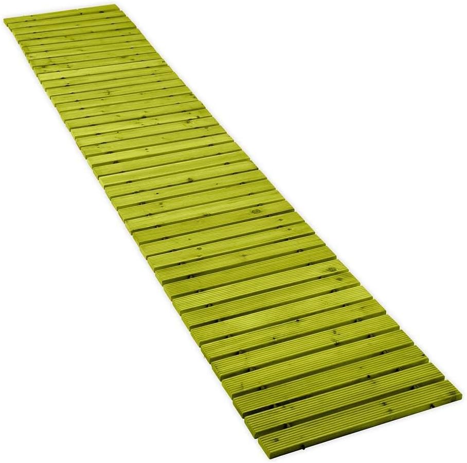 Plow & Hearth 6' Mossy Green Portable RollOut Straight