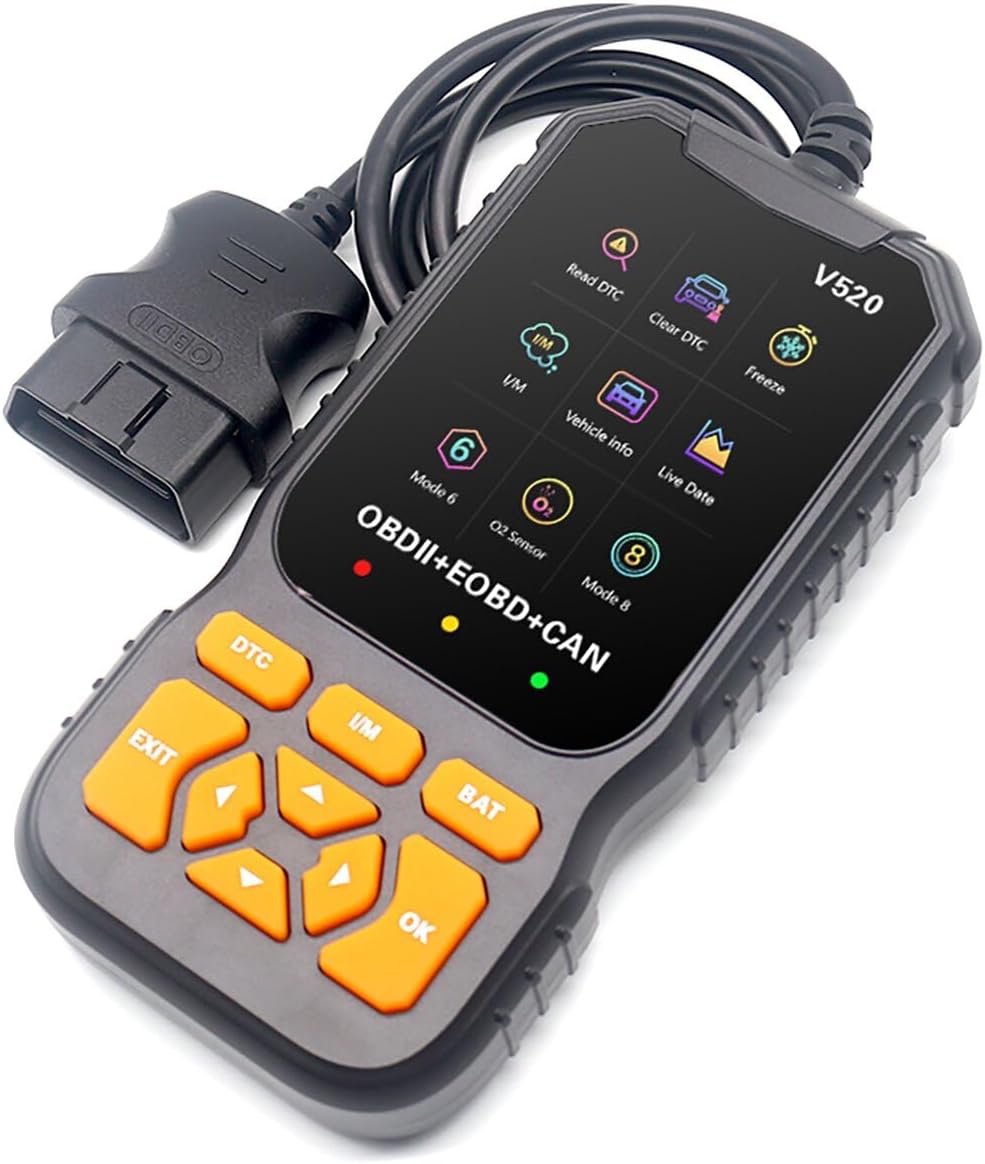 Ferramenta de diagnóstico de scanner OBD2 [V520], lê e elimina falhas ...