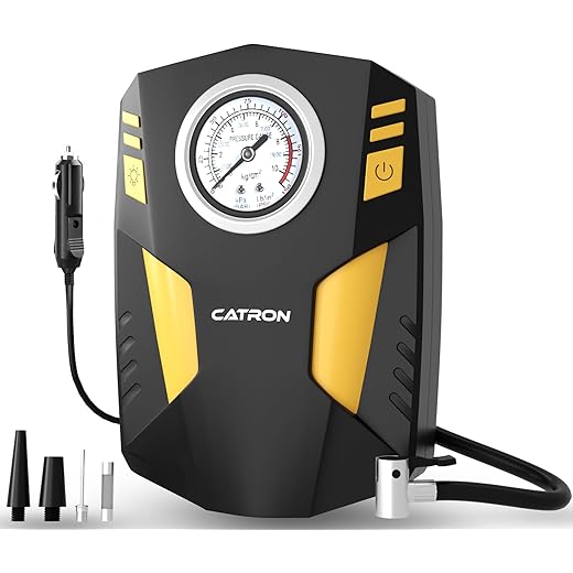 Catron Tyre Inflator - 12V DC, 150 PSI