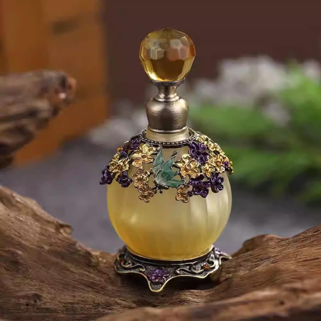 Vintage butelka perfum, pusta, 25 ml dekoracyjne butelki, szklane perfumy wielokrotnego użytku