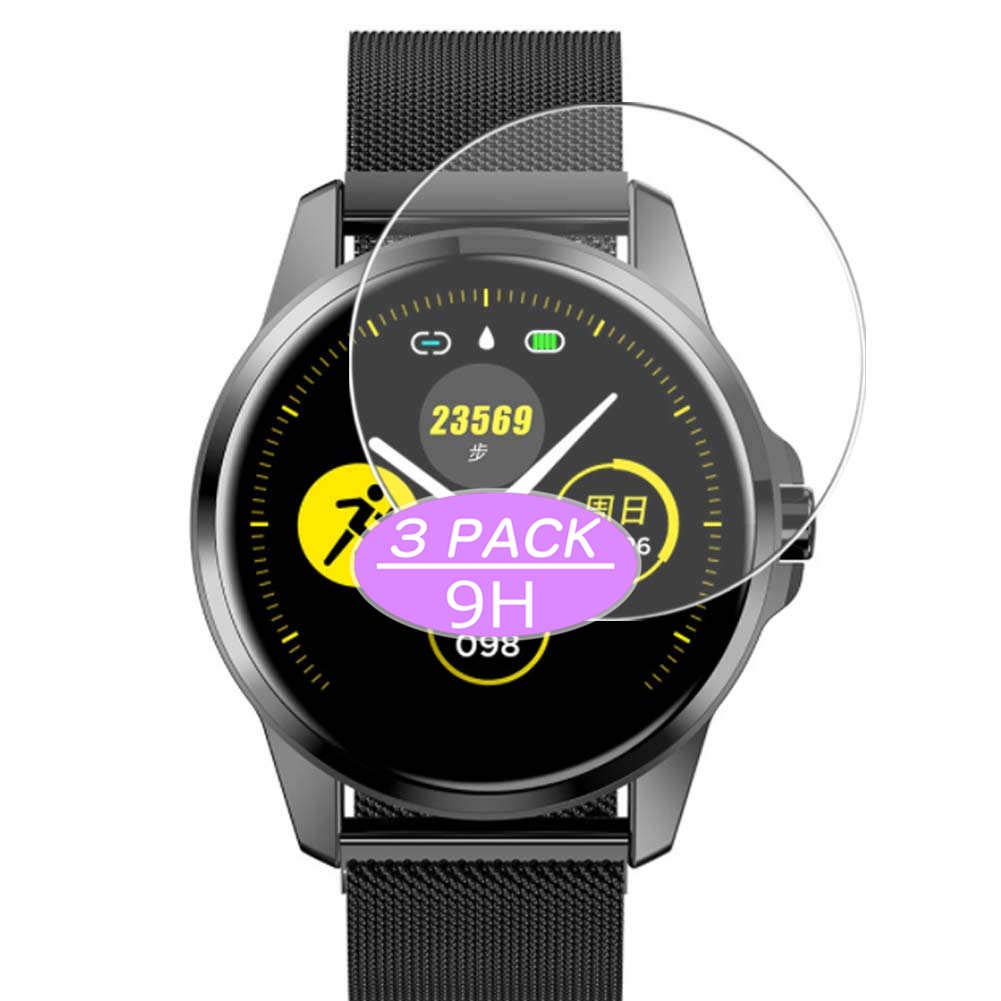 Synvy[3 Pack] Tempered Glass Screen Protector, Compatible with with EIVOTOR R23 Smartwatch Smart Watch 9H Film Protectors