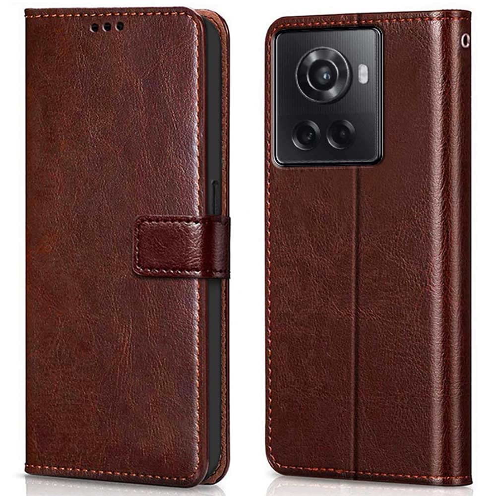WOW IMAGINE Shock Proof Flip Cover Back Case Cover for OnePlus 10R 5G | 10R Prime 5G (Flexible | Leather Finish | Card Pockets Wallet & Stand | Chestnut Brown) (B09Y2483Q7) Amazon Price History, Amazon Price Tracker