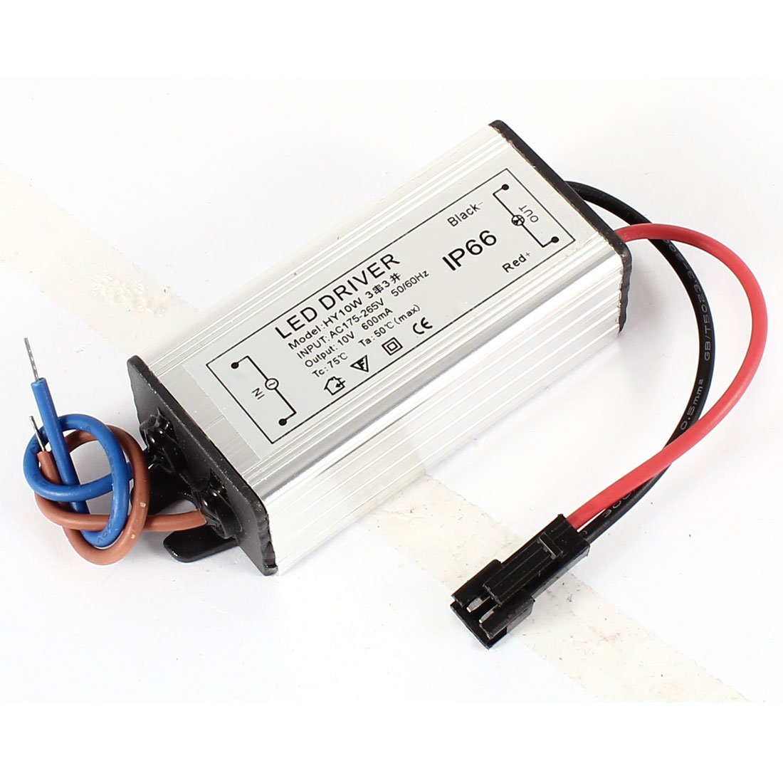 Pilote d'alimentation LED 10W Courant Constant 600mA Anti-Surchauffe Aluminium