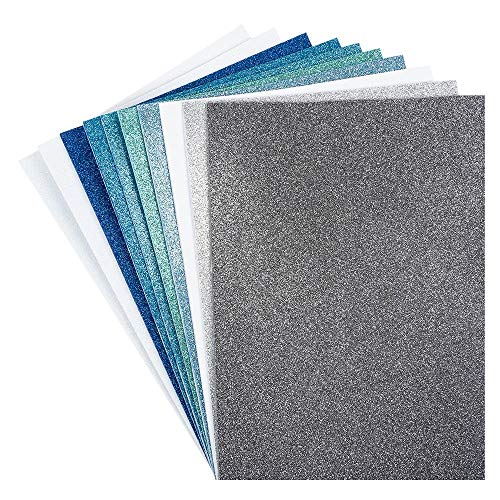 Ideen mit Herz Moosgummi-Platten mit Glitzer | selbstklebend | DIN A4 | 2mm...