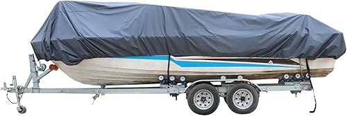 Cubierta impermeable PEVA de 14 a 16 pies de ancho de haz de 90 pulgadas, repuesto para barco de pesca V-Hull Tri-Hull Runabout Bass Boat Fish Ski