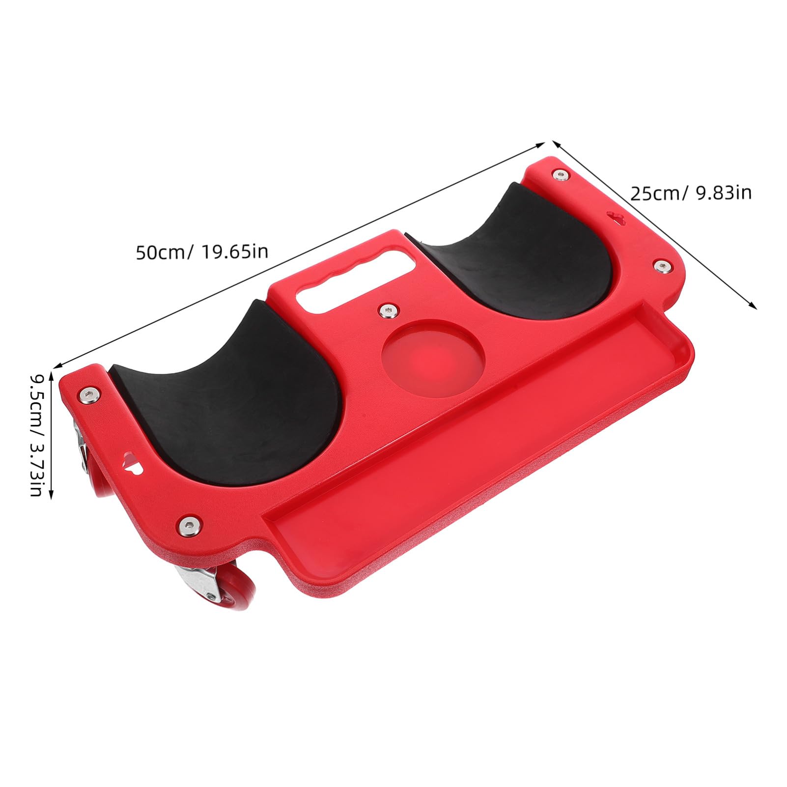 Ciieeo Ginocchiera Rotante in PE con Ruote per Riparazione Auto Design Portatile con Supporto Stabile per Comfort e Protezione Durante L'uso e Lavori in Garage