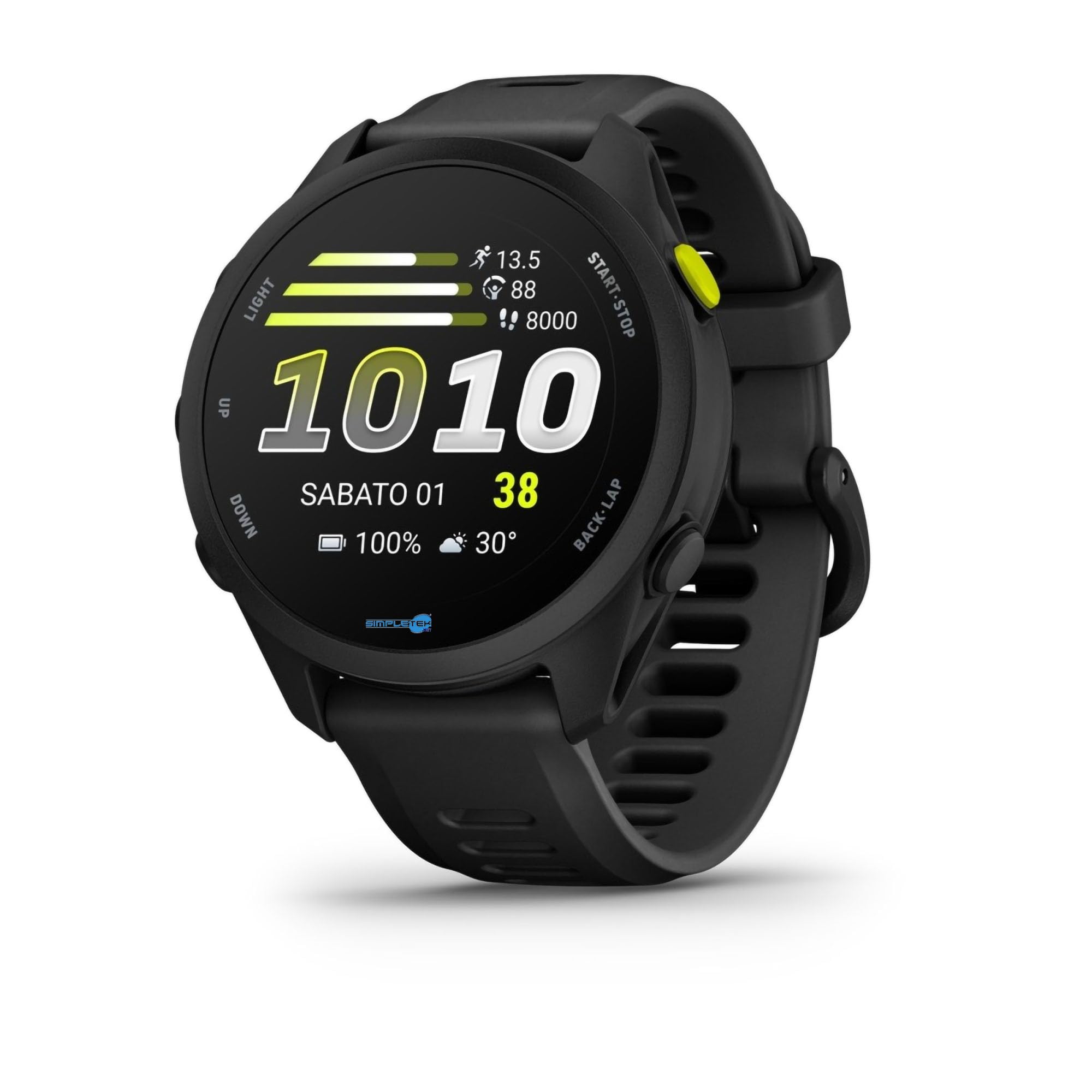 SIMPLETEK - Smartwatch GPS pour la course Amoled Cardio Métriques avancées