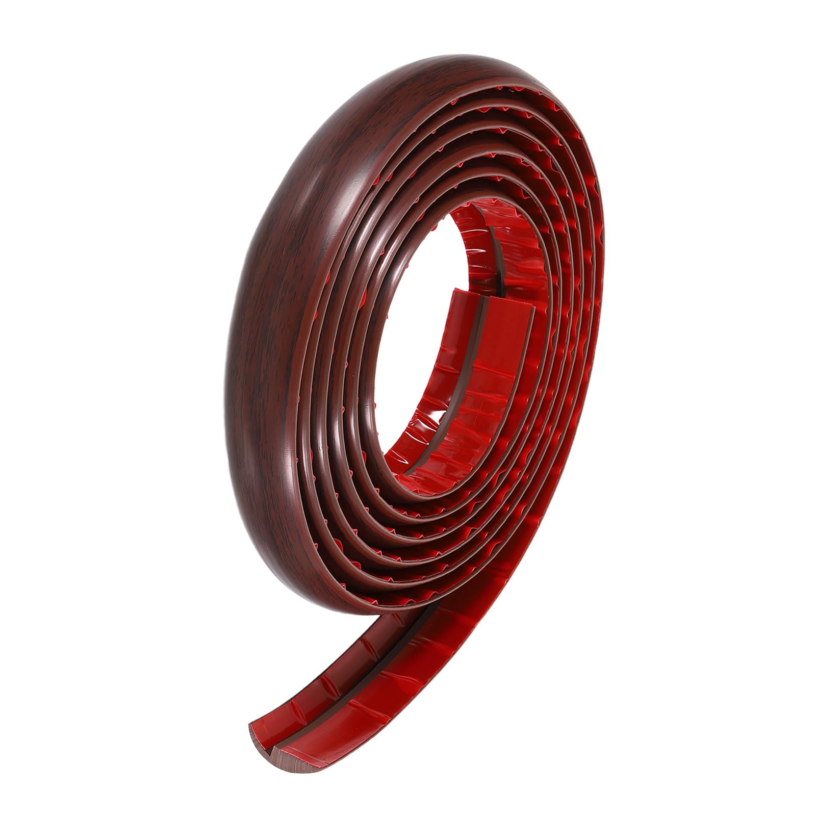 Éviter les chutes : bande de transition de sol autocollante PVC chêne rouge pour seuil 5mm