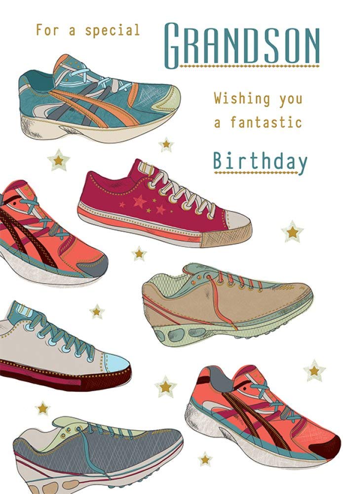 Piccadilly Greetings FANTASTIC COLOURFUL FOR A SPECIAL GRANDSON BIRTHDAY GREETING CARD