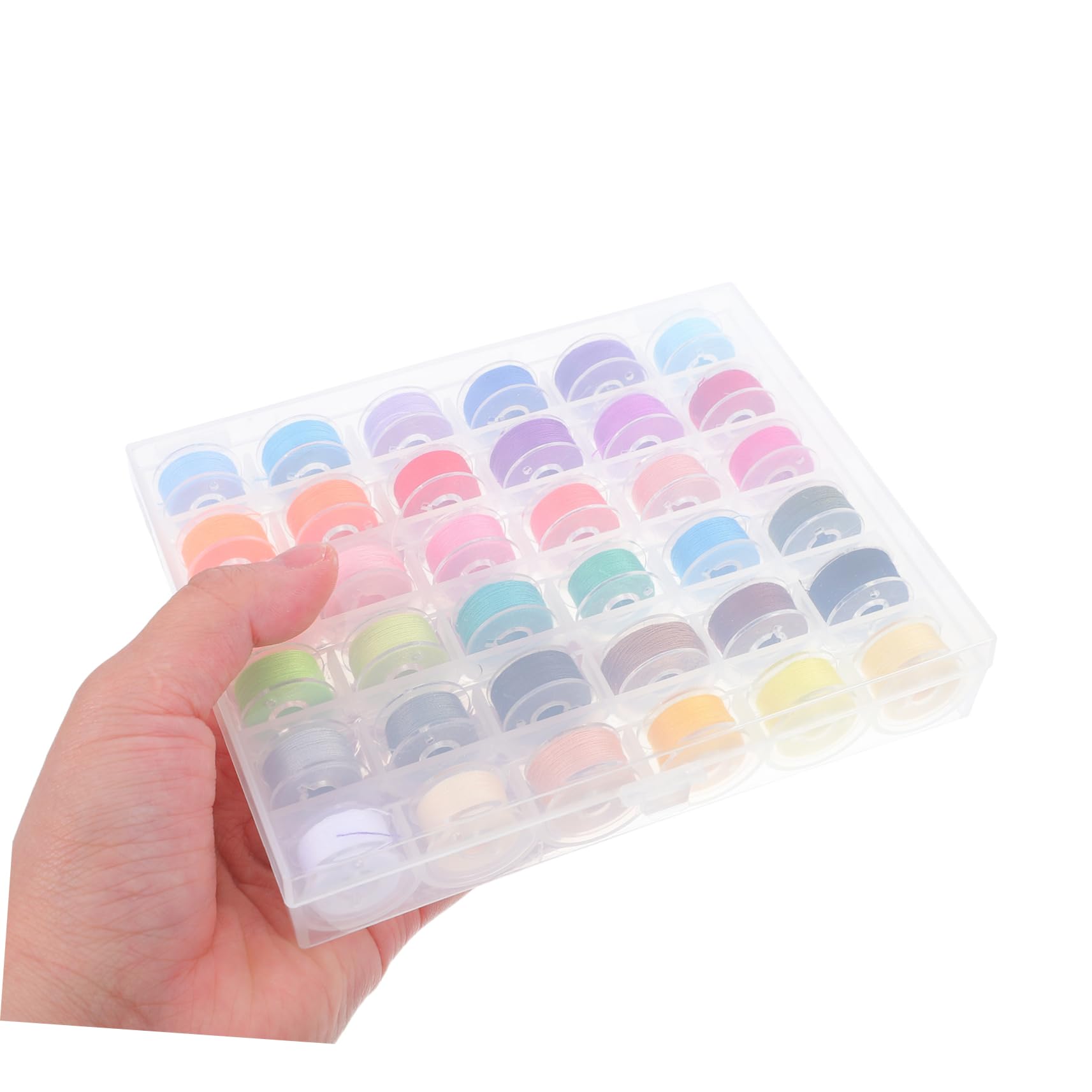 Sewroro 72stücke Nähgarn-sortiment Für Nähmaschinenspulen Polyester Spule Mit Vielfältigen Farben Für Näh Stick Quilt Und Bastelprojekte