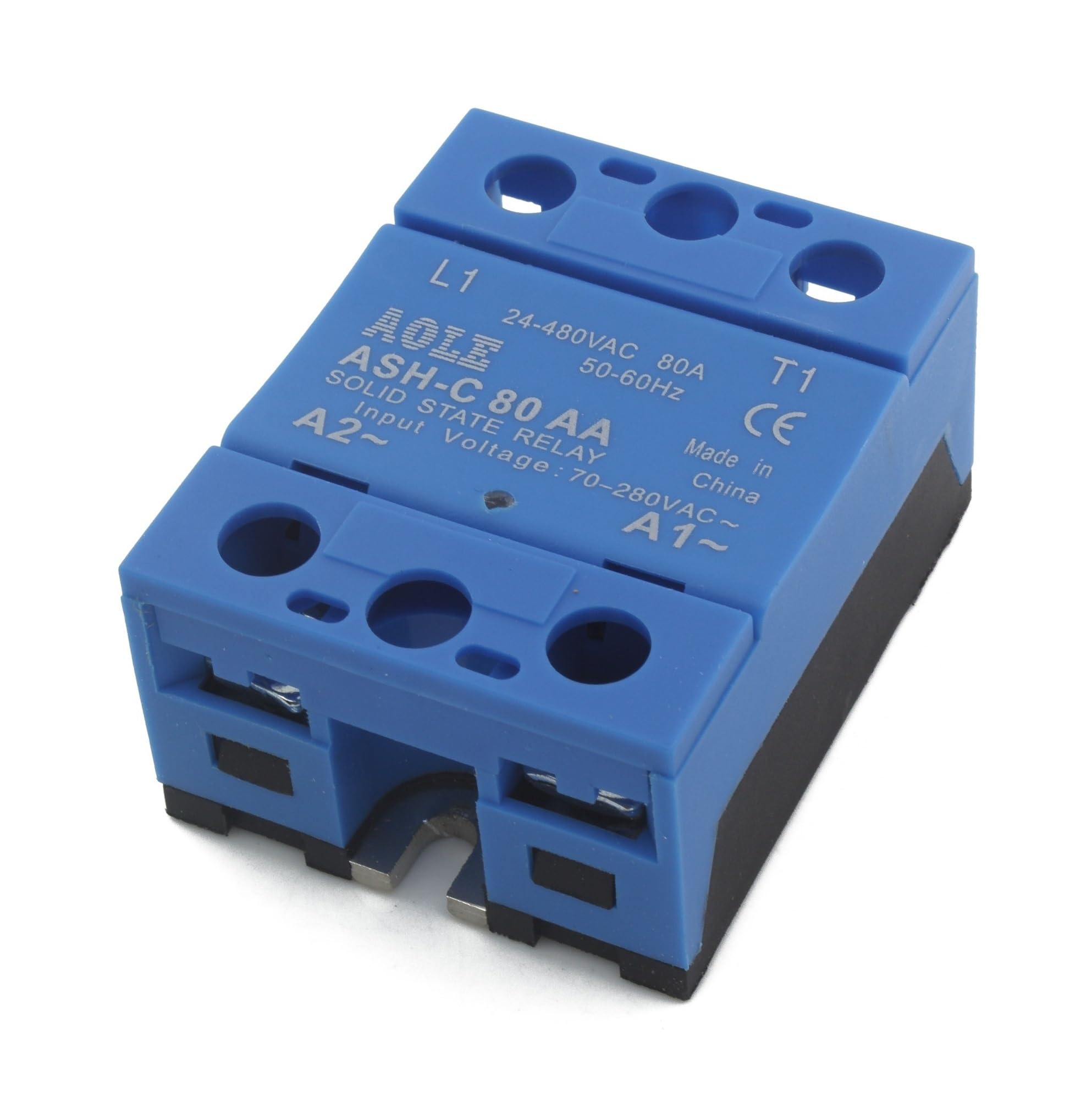 ASH-C-80AA single phase AC to AC 80A 24-480VAC solid state relay 80AA