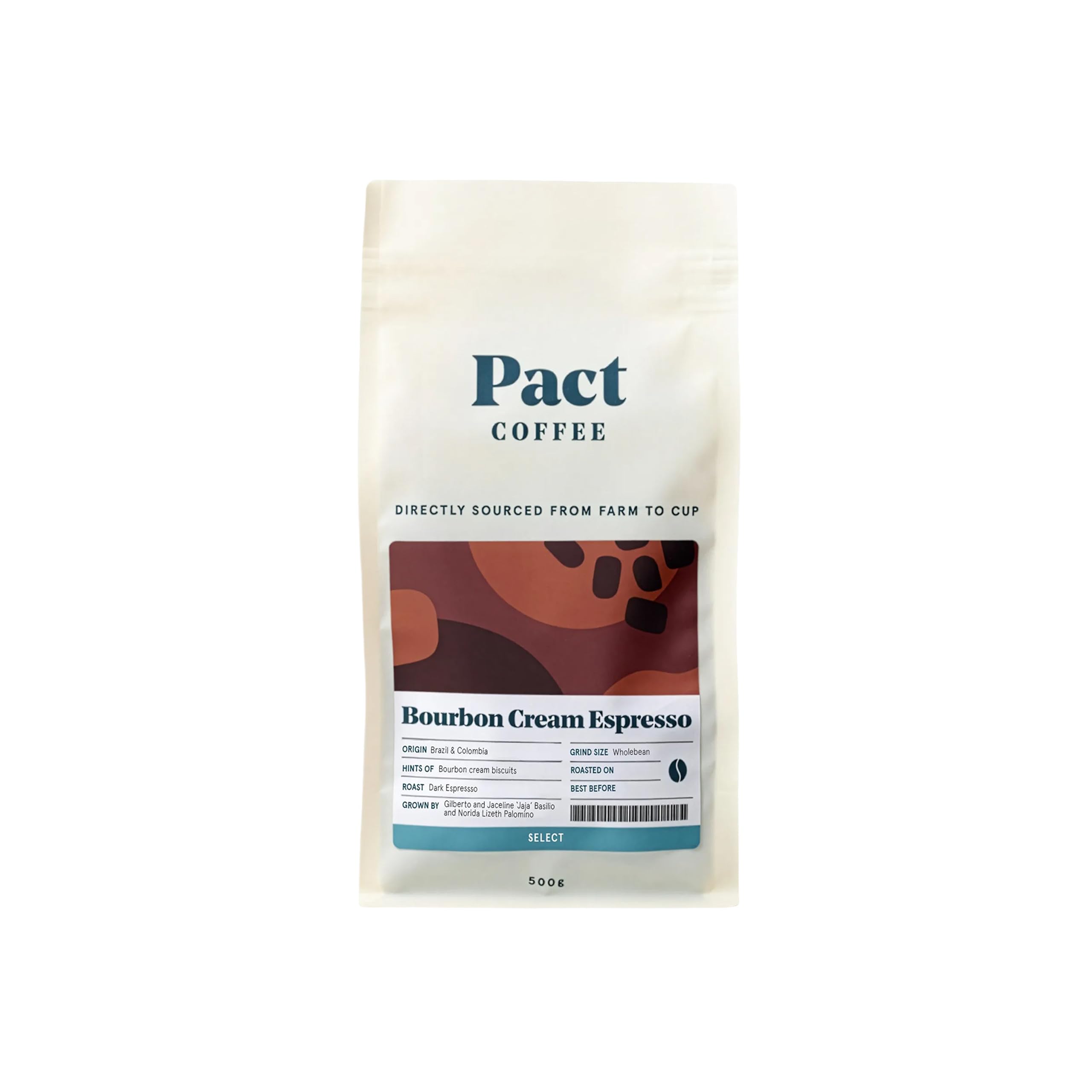 Sponsored Ad – Pact Bourbon Cream Espresso, Dark Roast (500g) - Wholebean - Freshly Roasted in Surrey