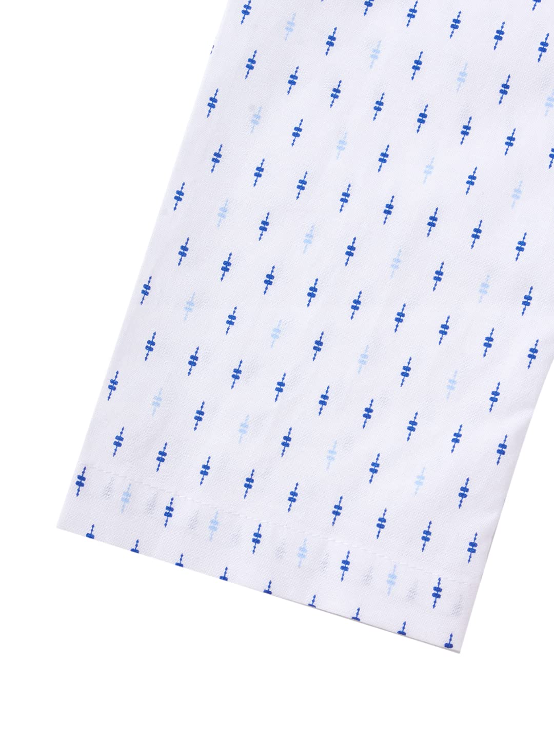 CuB McPAWS be curious Boy's Poplin-Cotton Printed Kurta (White, 6-7 Years) 2
