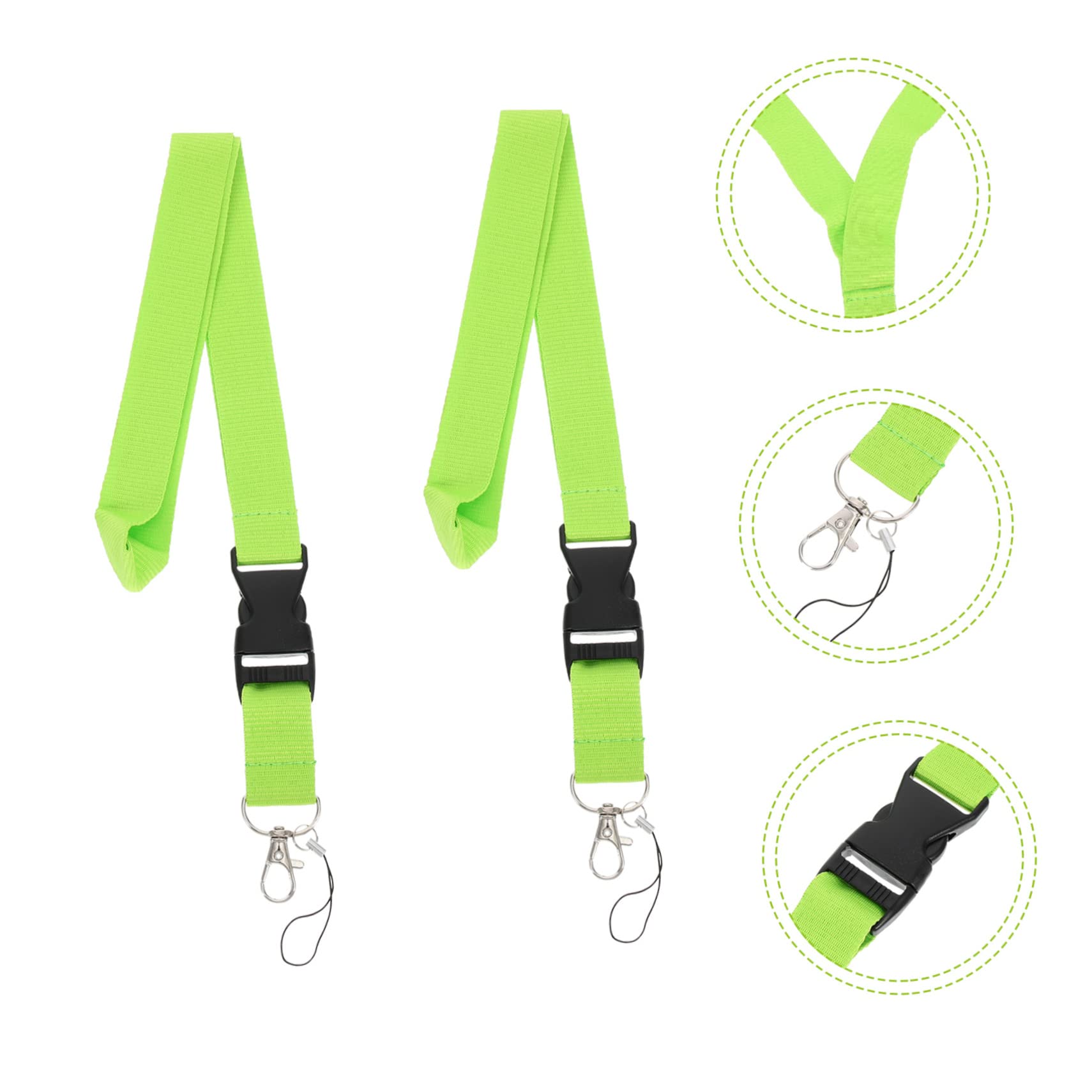 Gadpiparty 4 Pcs Cordino Del Telefono Decorazione Catene Chiave Per Gli Uomini Lavoro Cinghie Di Copertura Cinghia Del Telefono Carte D'Identità Corde Per Appendere Ciondolo Chiave Tracolla